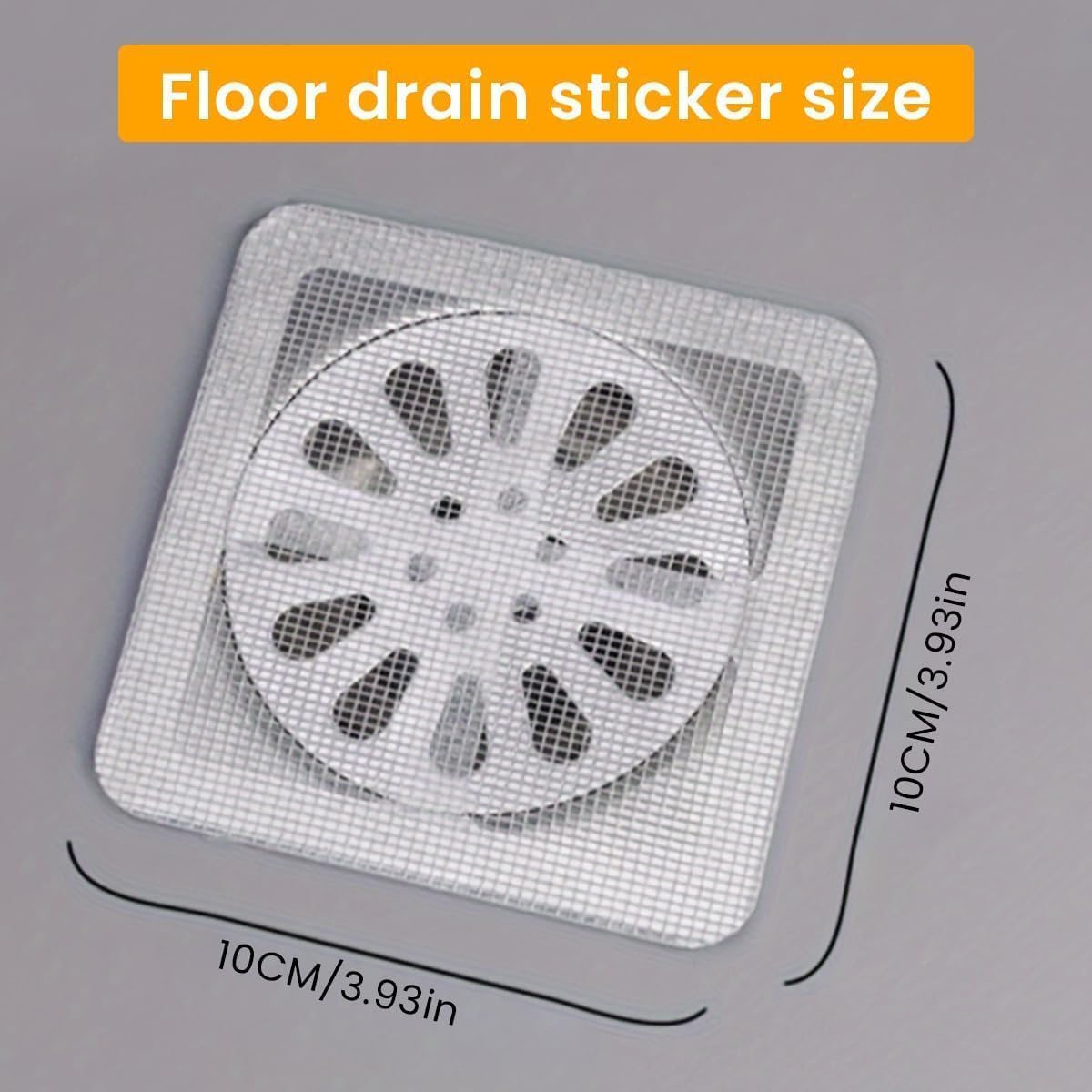 Disposable shower drain cover hair catcher