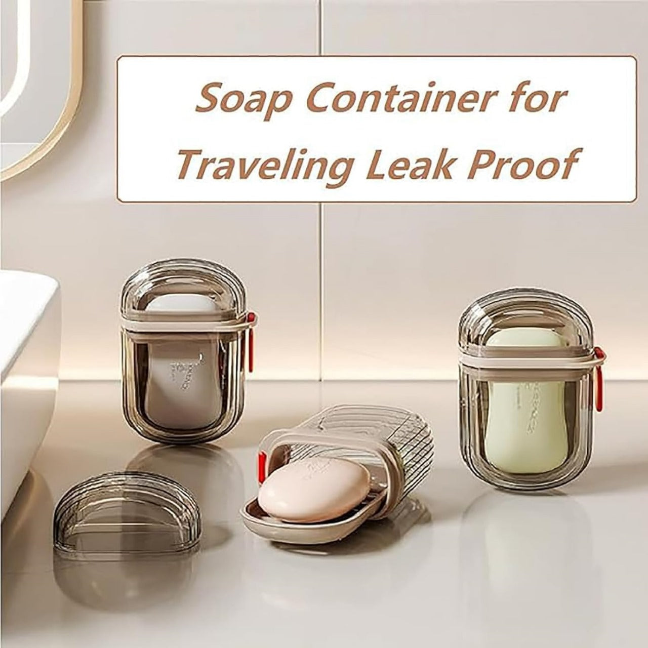 TravelMate Leakproof Soap Container